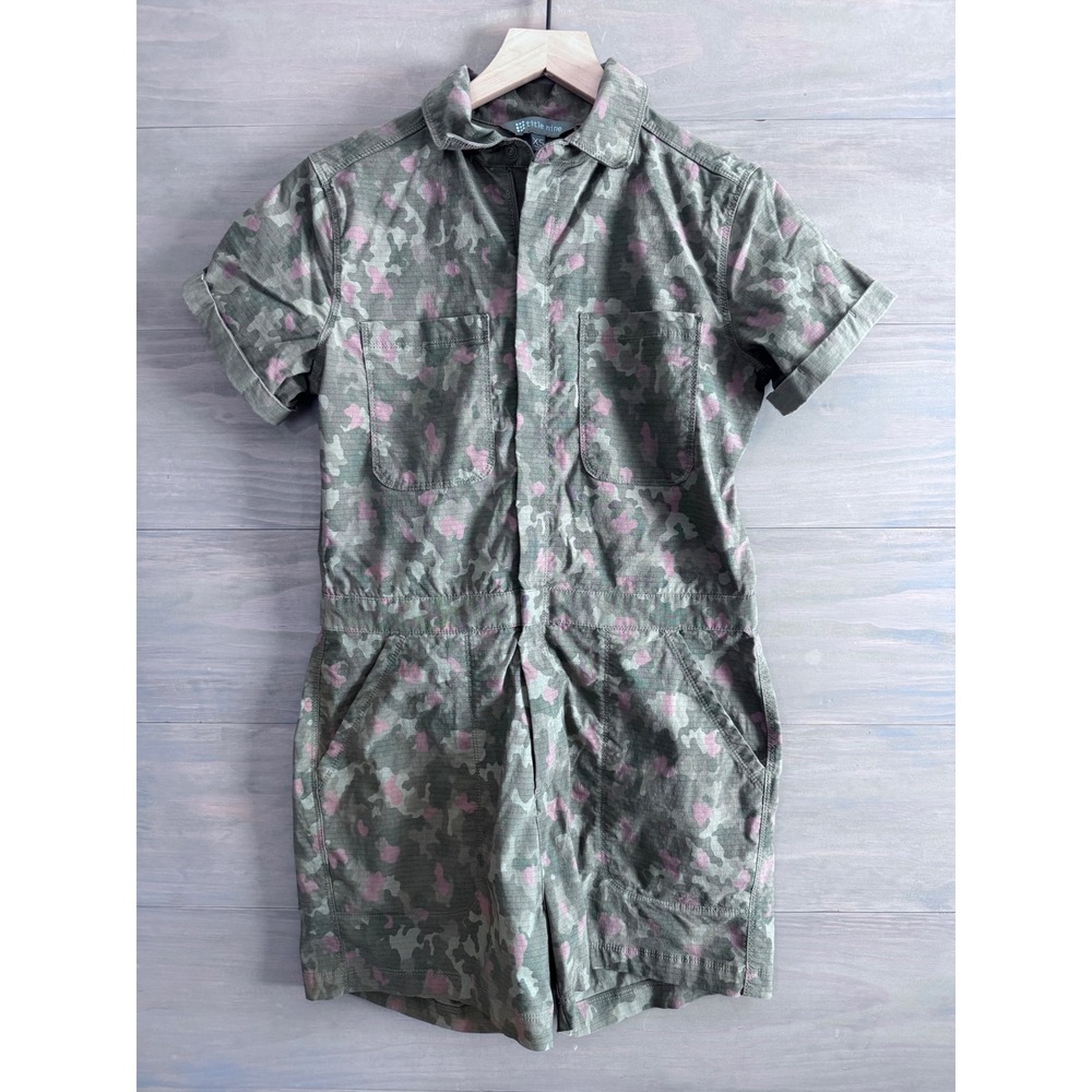 Title Nine Women's Green
Camo Rosie Utility Short Romper Size XS